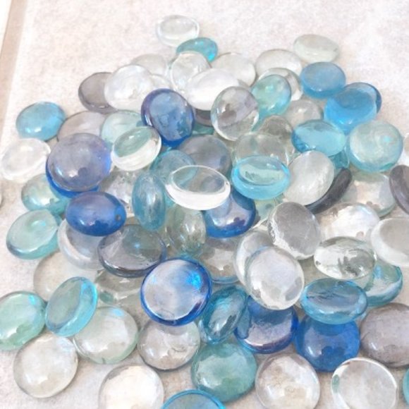 NEW 50 Pieces Assorted Glass Gem Glass Stone for Aquarium Plants etc. - Picture 3 of 4